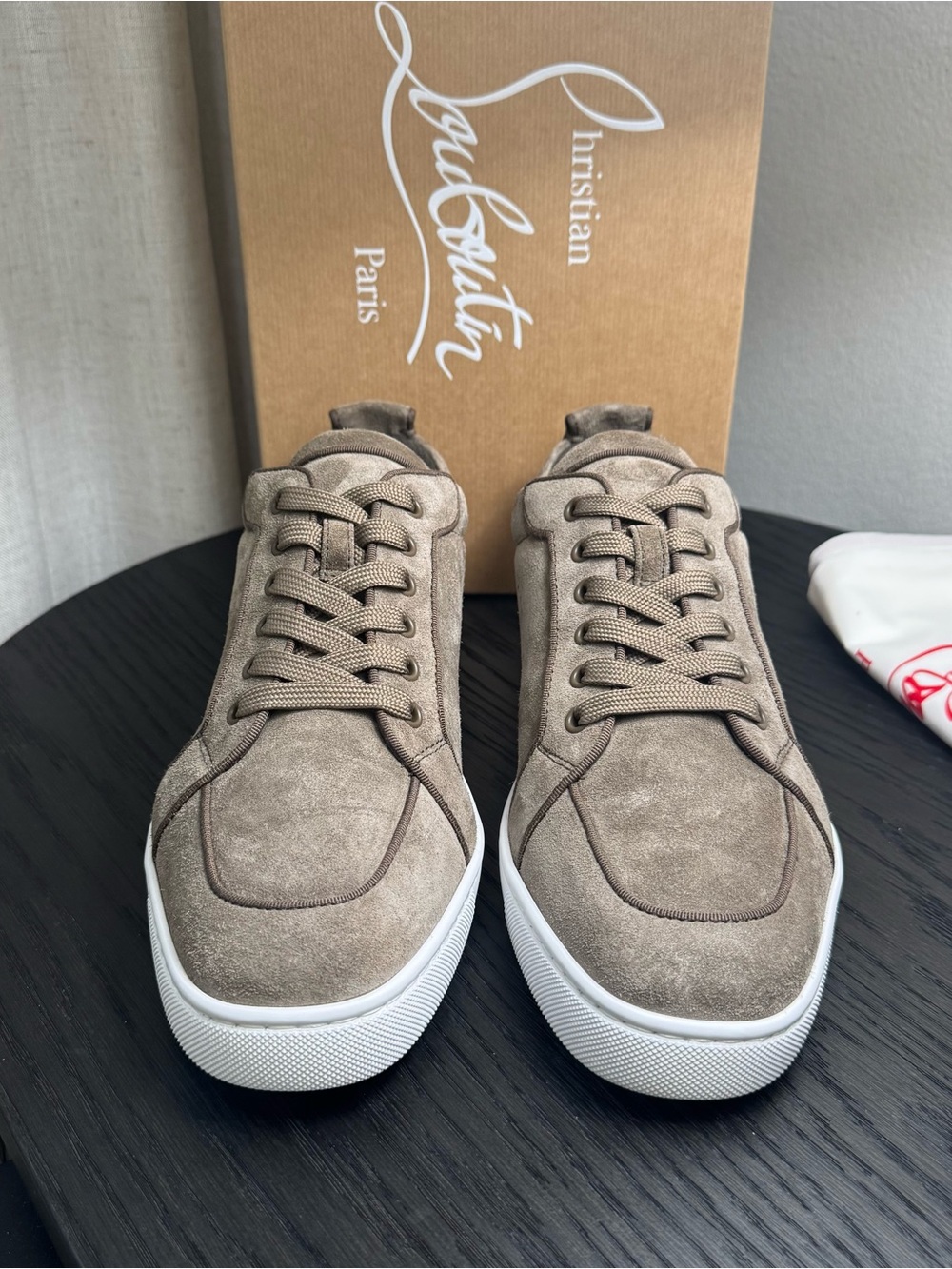 Christian Louboutin Rantulow Orlato Sneakers Crosta Silex 42.5 - Picture 2 of 8